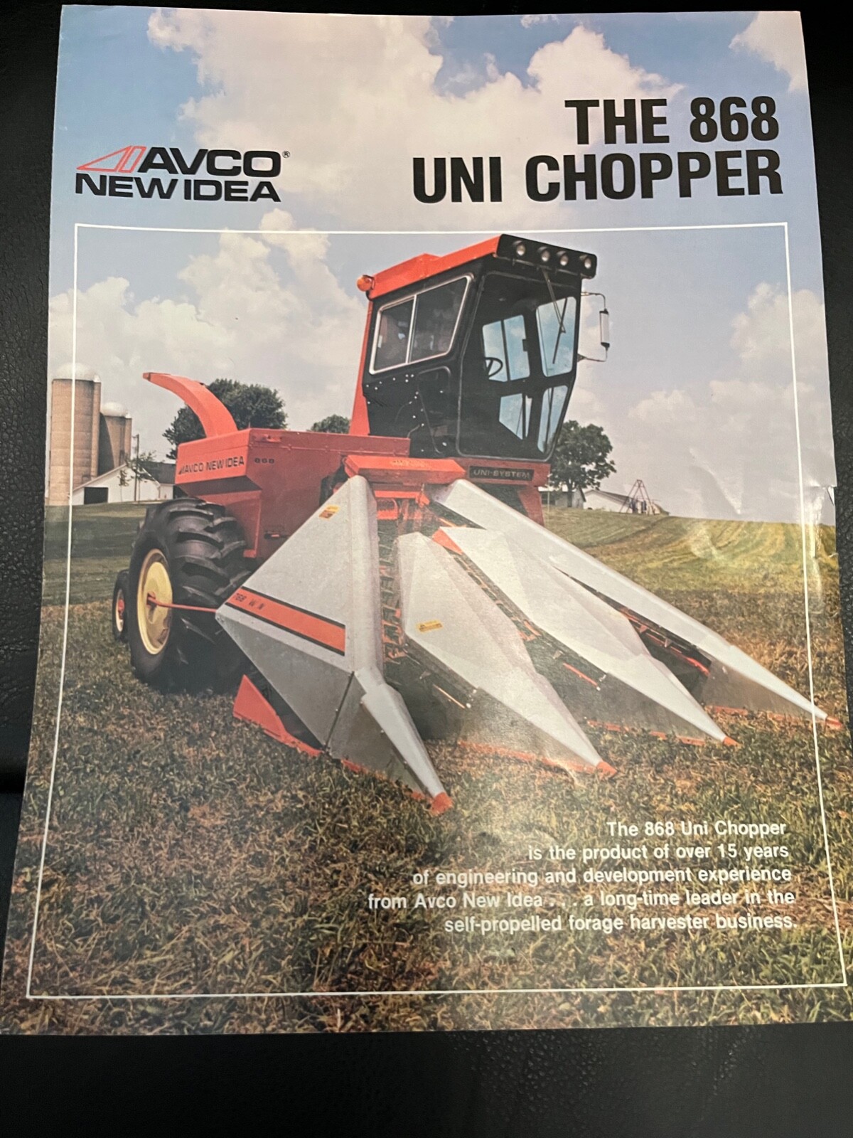 Avco New Idea 868 Uni Chopper Sales Brochure