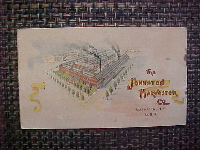 THE JOHNSON HARVESTER CO. – Color Lithograph Catalog – 1890&rsquo;s