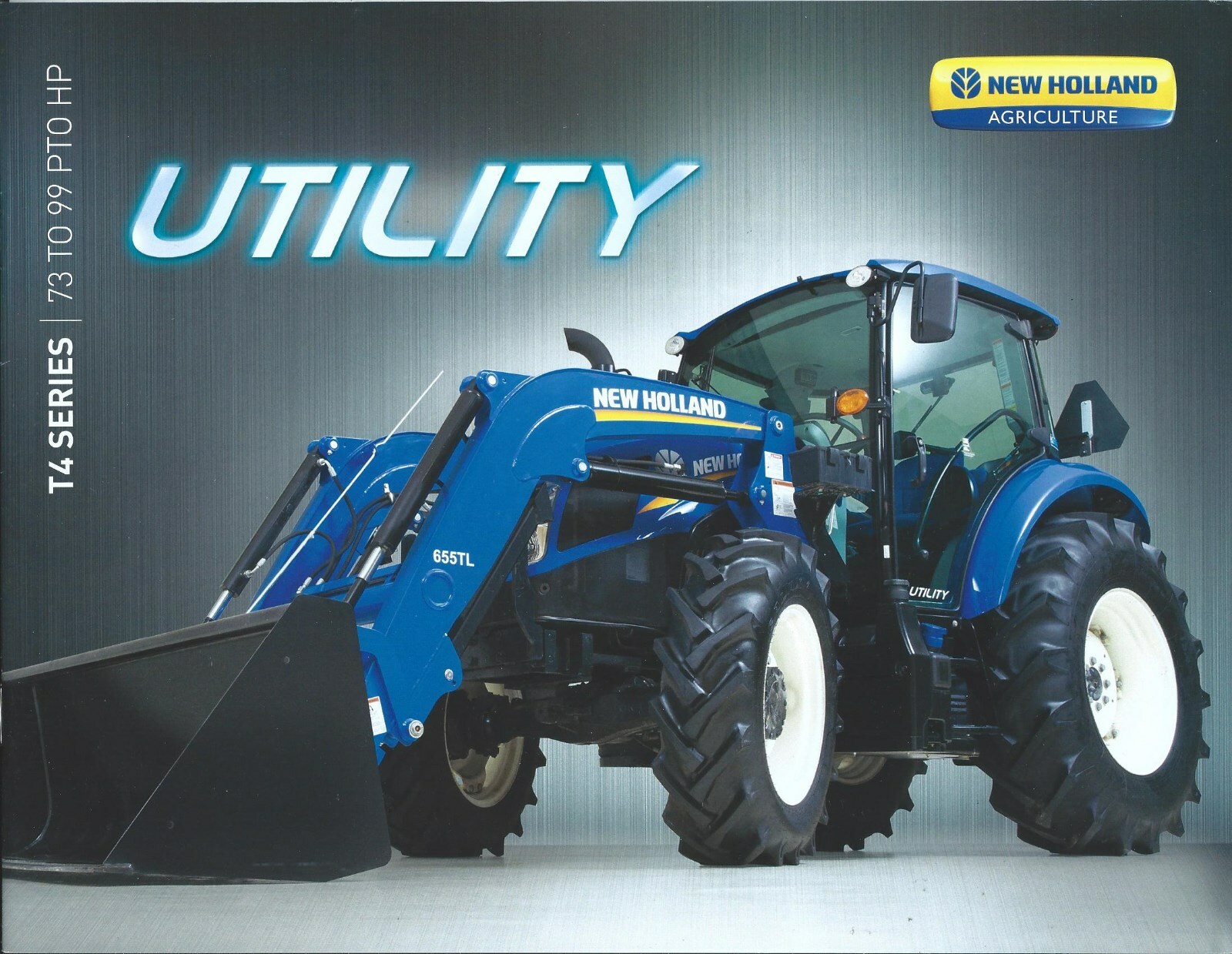 Farm Tractor Brochure – New Holland – T4 90 100 110 120 Utility – 2015 (F6814)