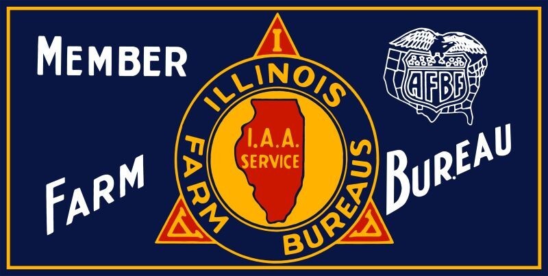 Member Illinois Farm Bureau NEW Sign 8 x 16&Prime; USA STEEL