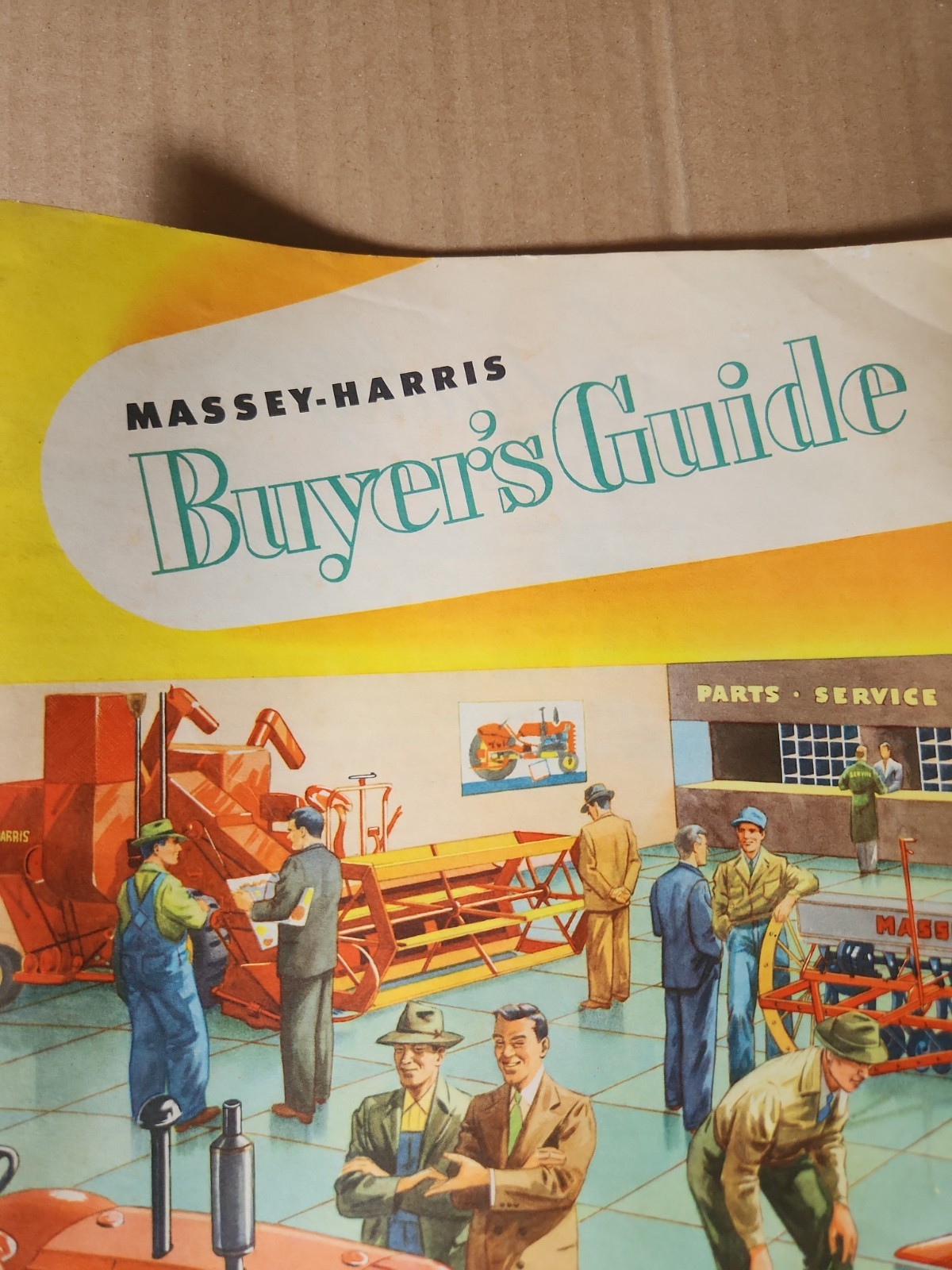 VINTAGE MASSEY HARRIS BUYERS Full Tractor GUIDE Orchard Hillside Rice CATALOG