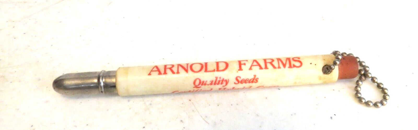 Advertising Bullet Pencil Arnold Farms Stilesville IN Certified Hybrid Corn Seed