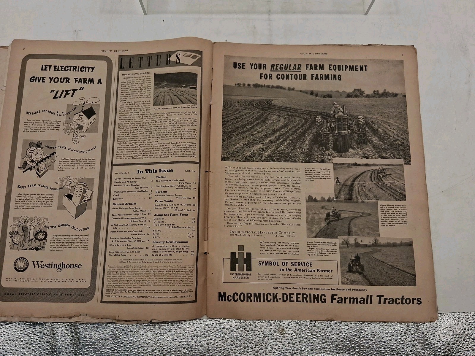 Vtg Capper&rsquo;s Farmer July 1951 Cattle Agriculture 1945 Country Gentleman Damaged