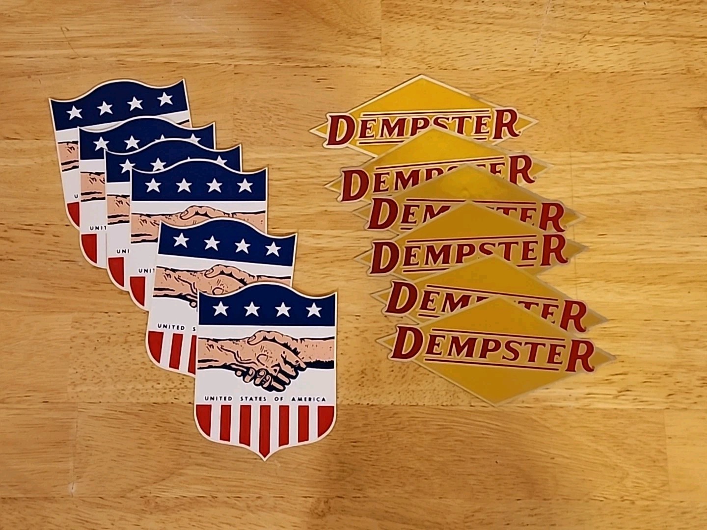 Dempster Mill Decal Sticker Beatrice NE Windmill 6x of Each