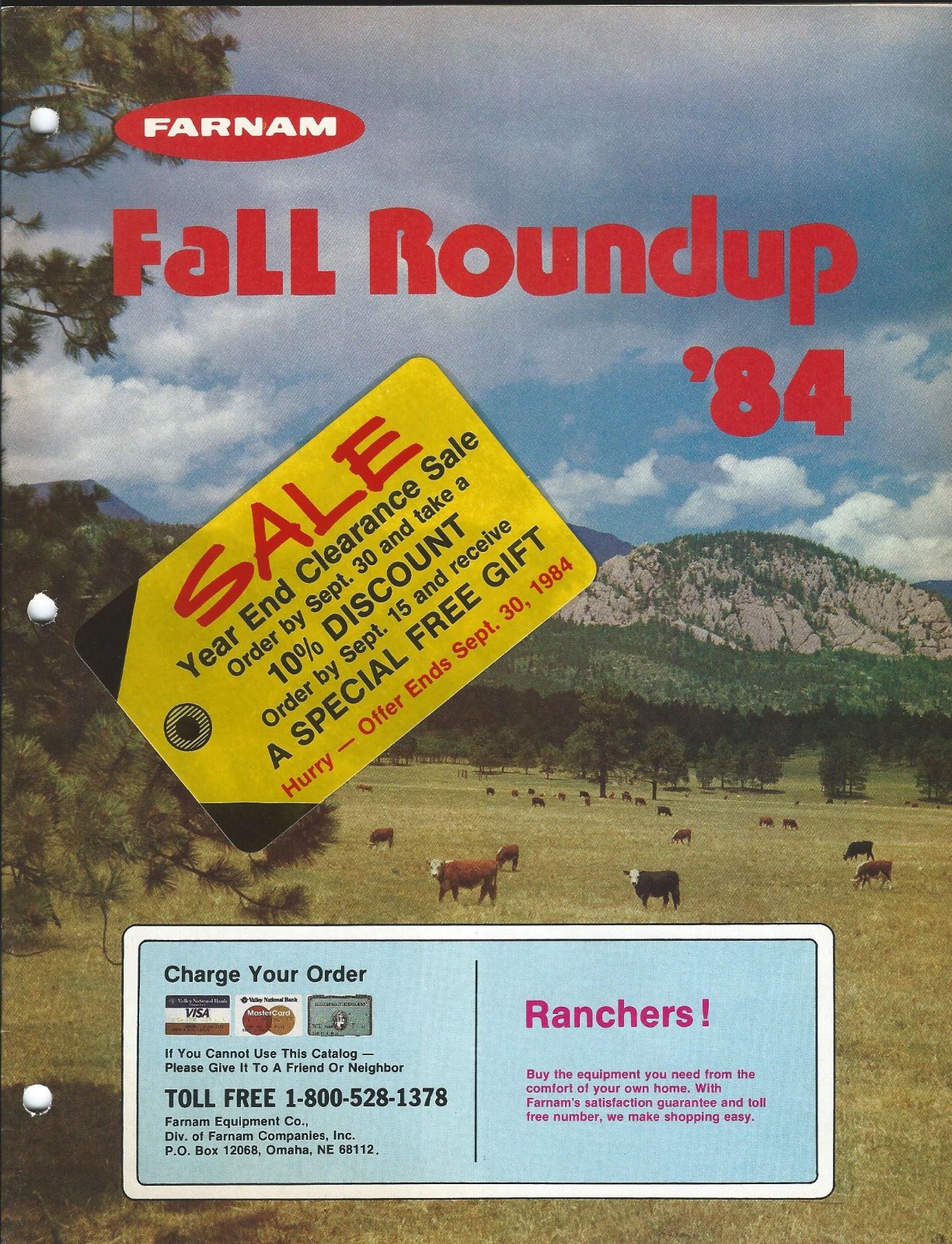 Farm Equipment Catalog – Farnam – Cattle Rancher Focus – Fall 1984 (F4576)