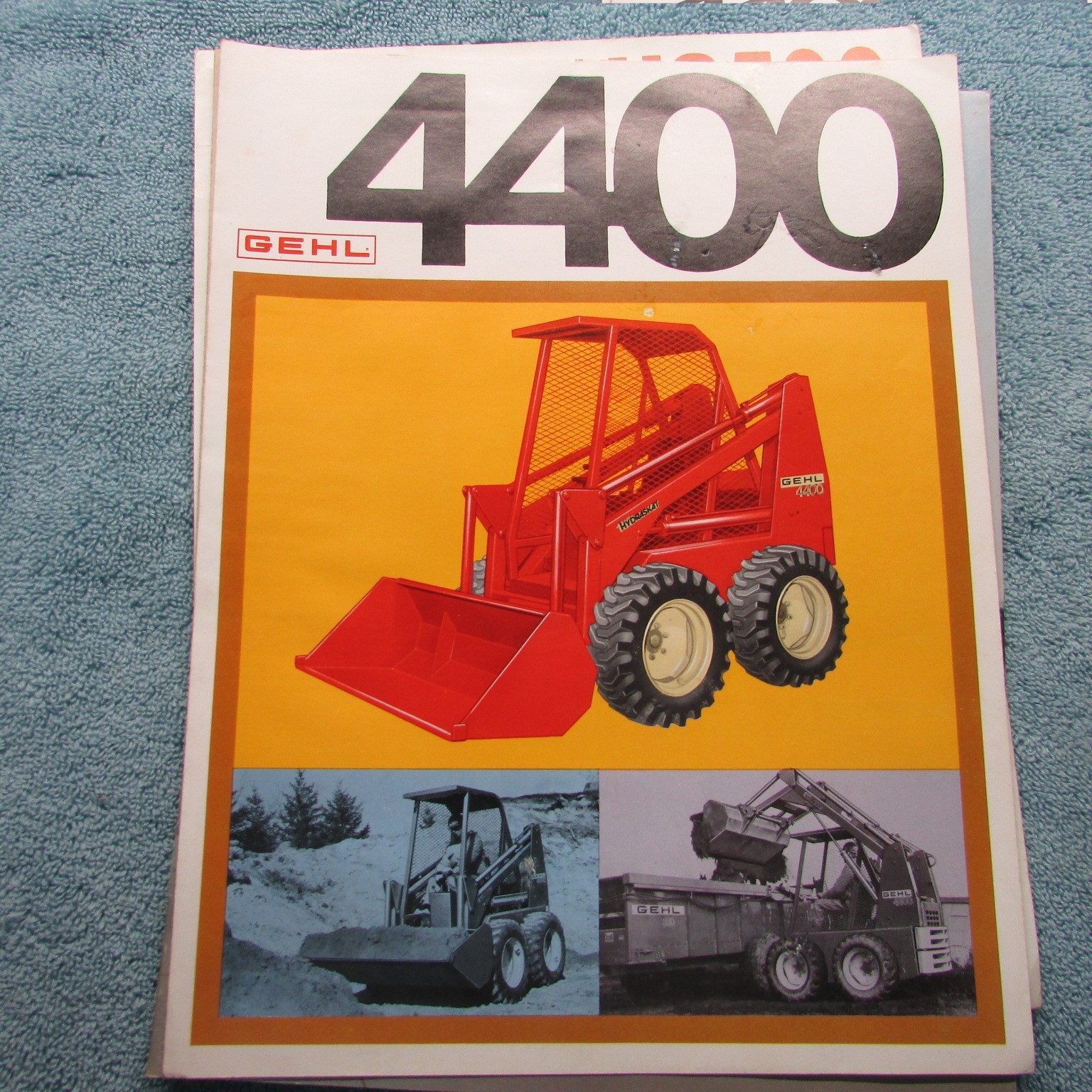 Gehl Skid Steer Brochure&rsquo;s (4) 4400, 4000, 360, BH2500