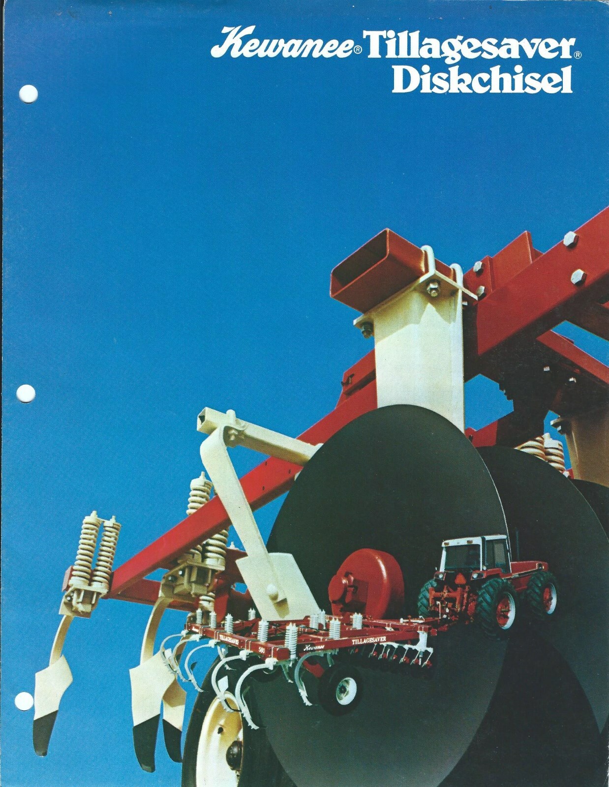 Farm Implement Brochure – Kewanee – 580 Tillagesaver Diskchisel – c1981 (F6553)