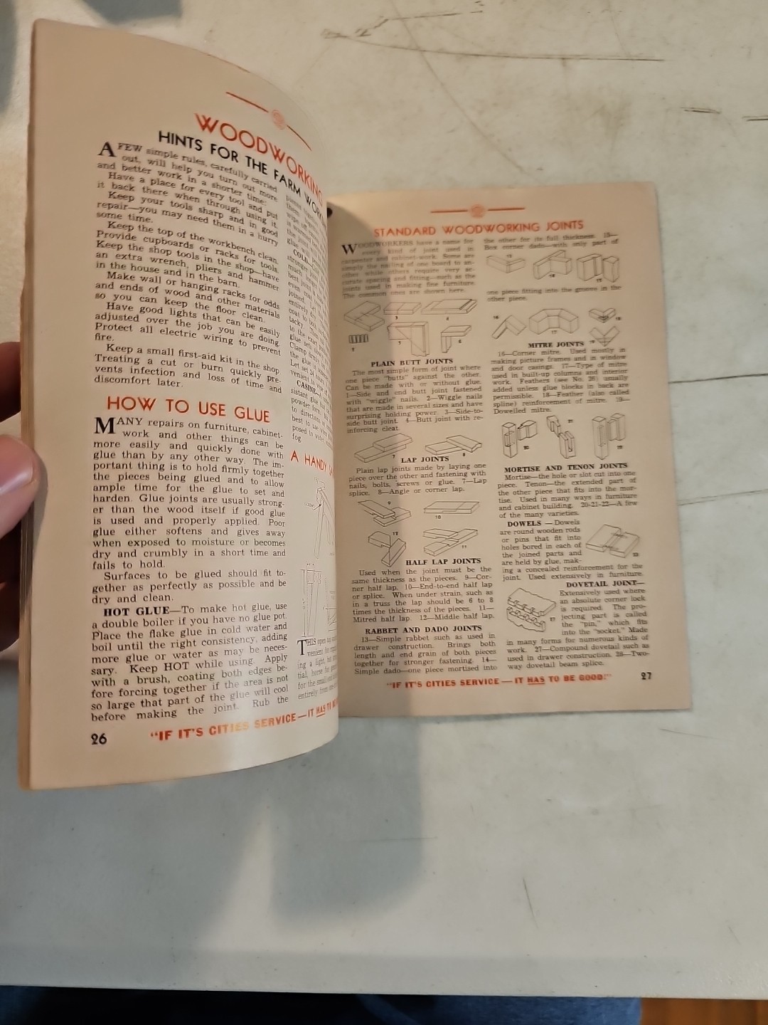 Vintage 1943 Cities Service Oils Farm Book Machinery Farm Guide. As Is