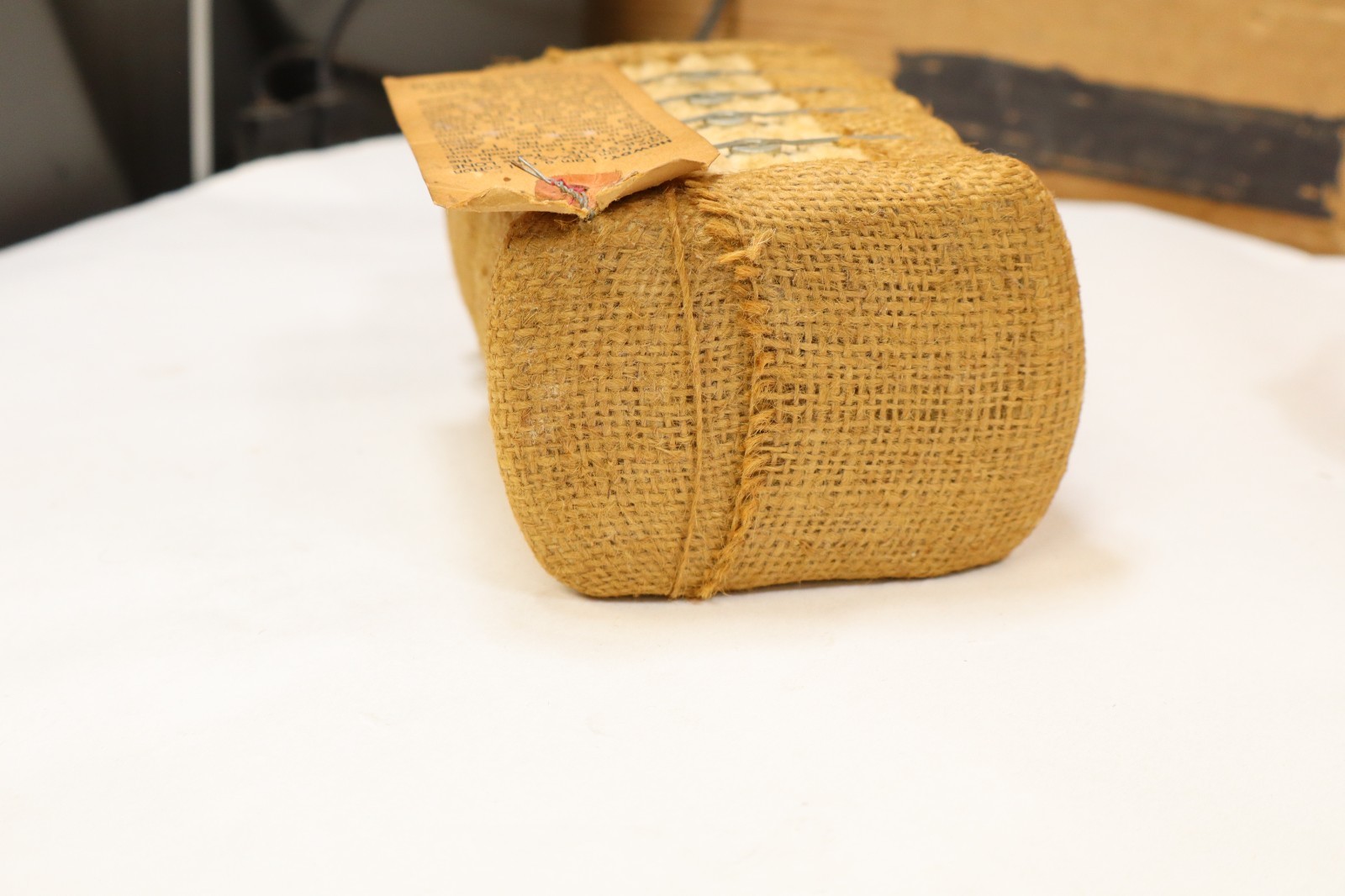 Texas cotton bale Vintage Display Paperweight