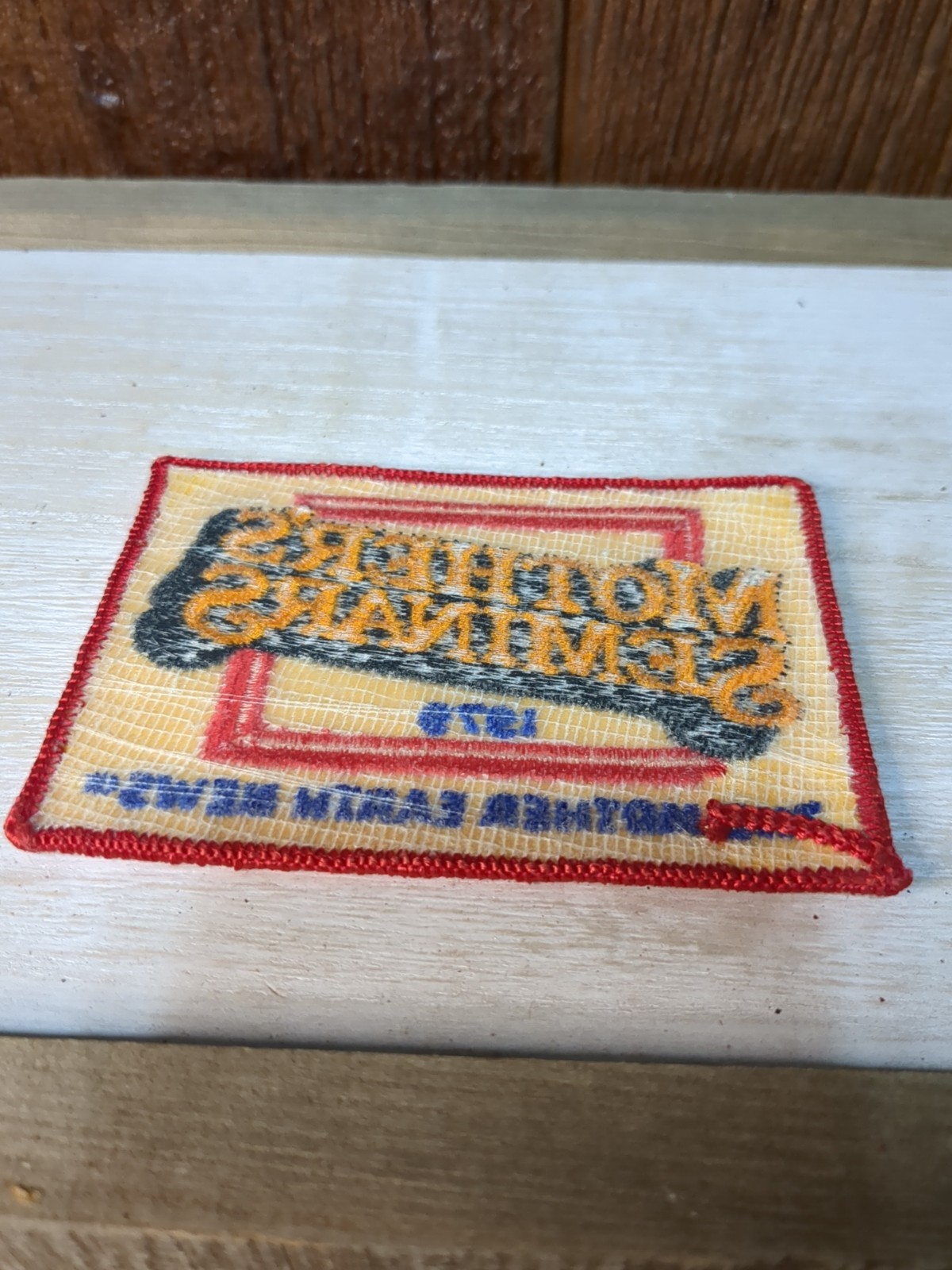 Vintage Trucker Hat Cap Coat Patch Mother Earth News Magazine 1979 Yellow Blue
