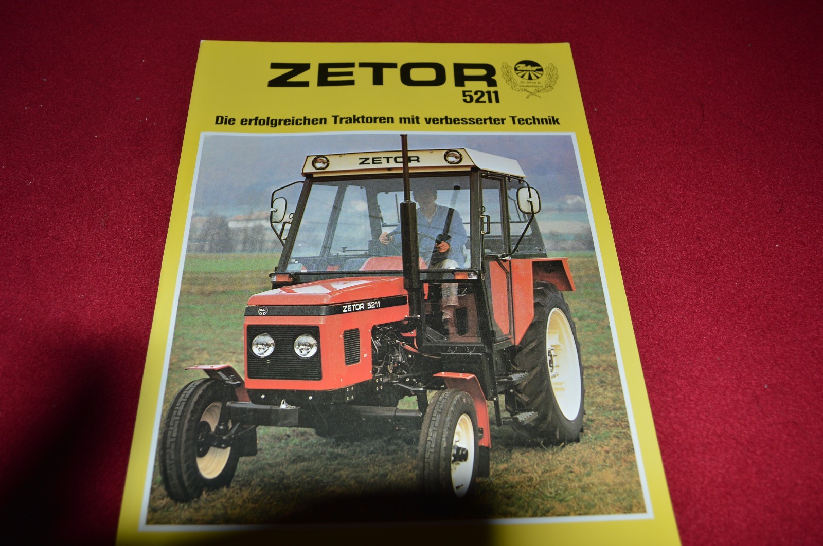 Zetor 5211 Tractor 30 years in Germany Dealer&rsquo;s Brochure LCOH