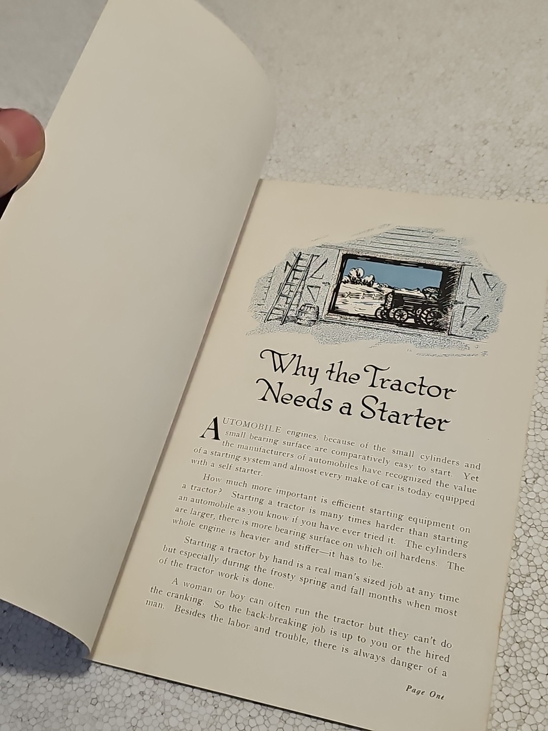 Original Christensen Tractor Starter Brochure 1920s-30s