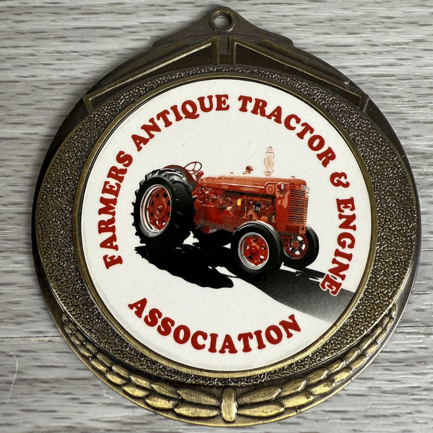 Medallion Ornament Pendant Farmers Antique Tractor & Engine Association Agricult