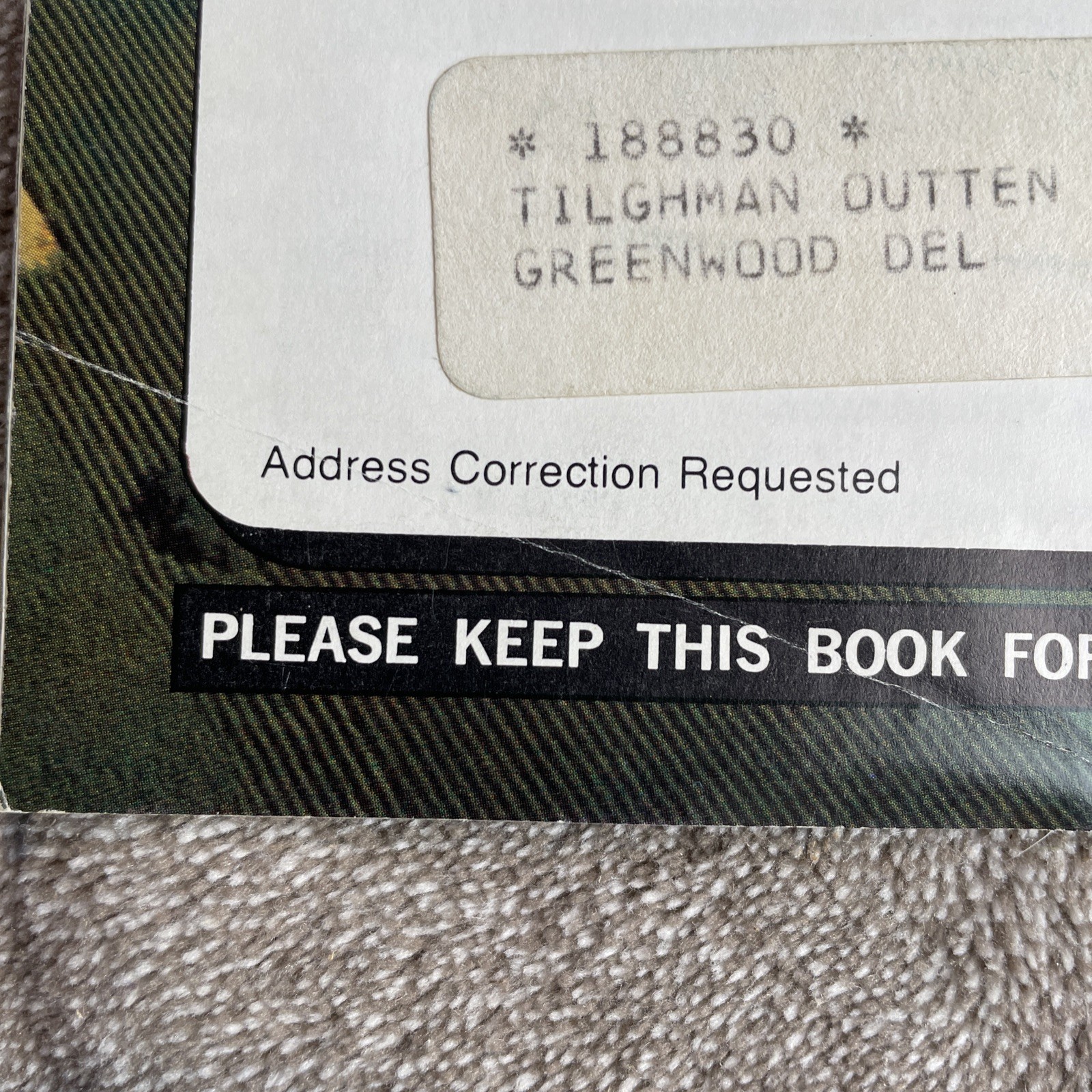Hoffman Seed Book For 1977 Brochure with Receipt Inside- Landisville PA-Ephemera