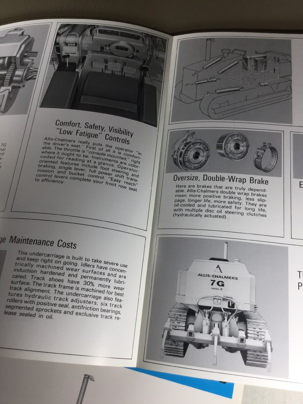 Allis Chalmers 7G Series B Crawler Loader Sales Brochure (Sales Literature)