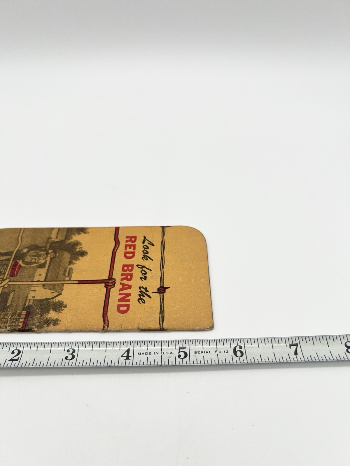 Vintage 40s Red Brand Fence Advertising Pocket Notebook USA Farm Promo Ephemera