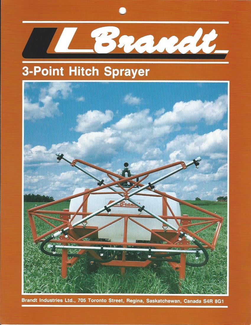 Farm Equipment Brochure – Brandt – 3-Point Hitch Sprayer (F3958)