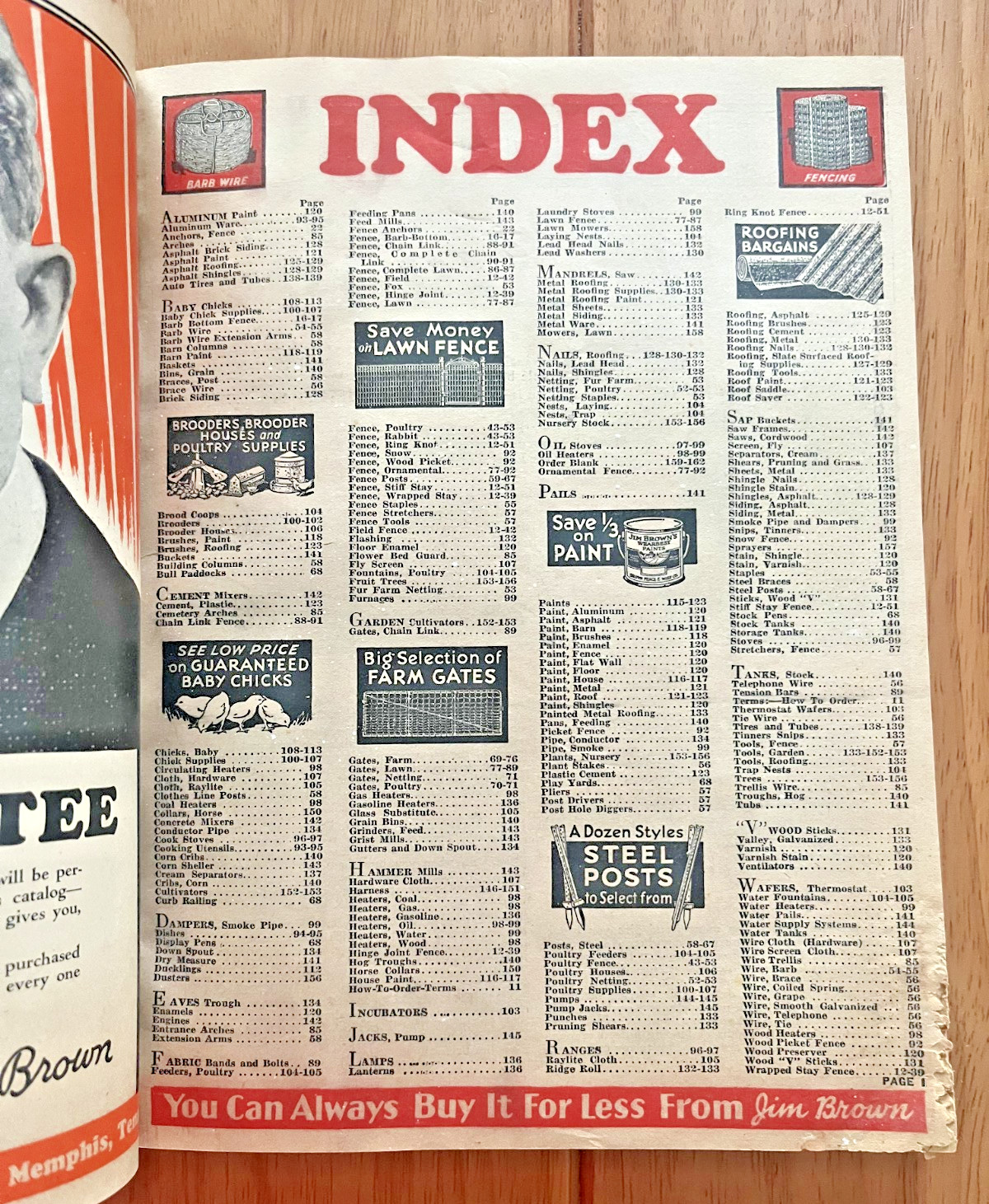Jim Brown&rsquo;s 1932 farm & Fence illustrated catalog Brown fence & Wire Co