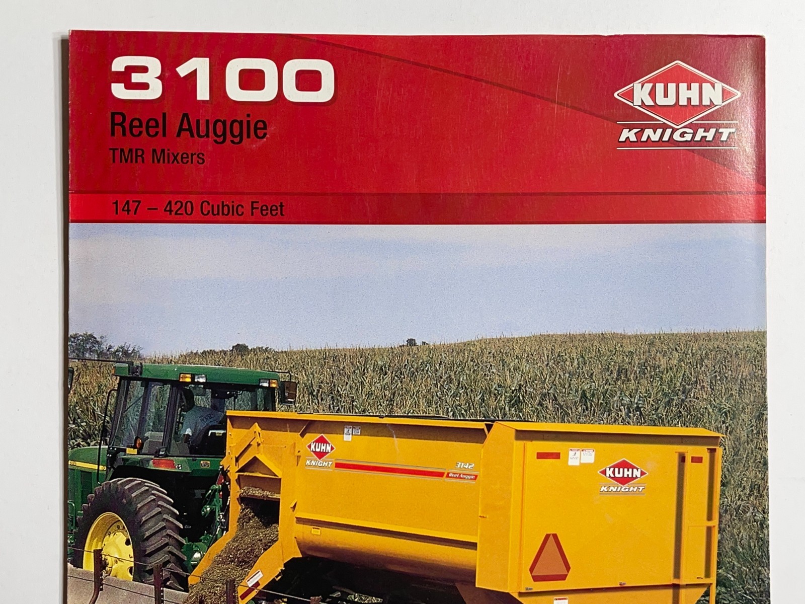 Kuhn 3100 Reel Auggie TMR Mixers Sales Brochure *Showroom Booklet*