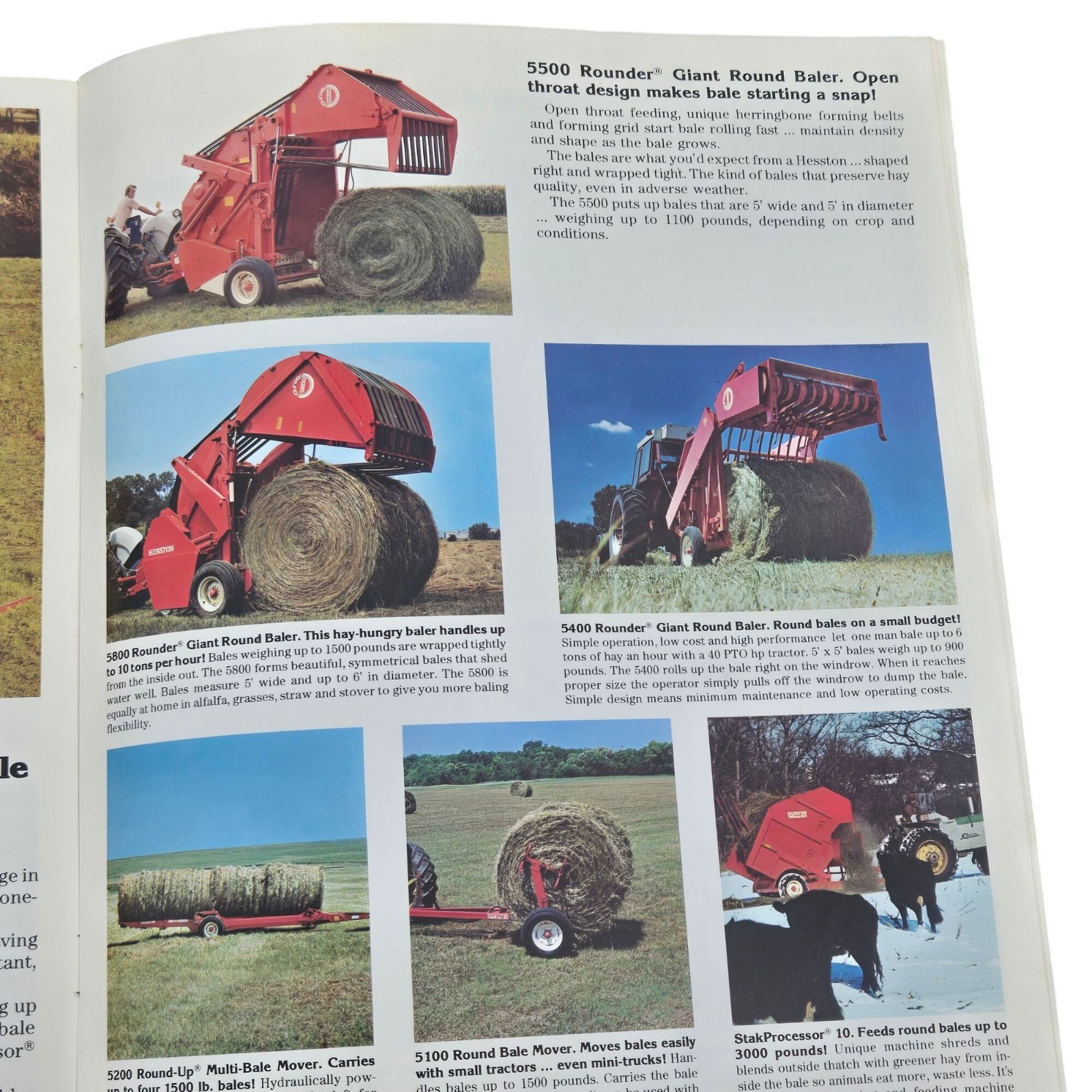 Hesston Farm Equipment Brochure Catalog Advertising Dealer Magazine Vintage AGCO