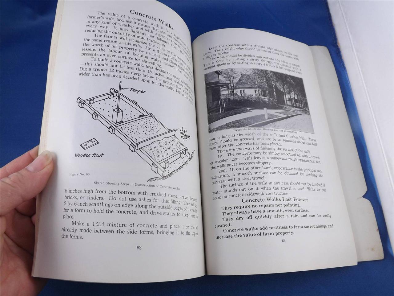 WHAT THE FARMER CAN DO WITH CONCRETE BOOK CANADA PORTLAND CEMENT CO. MONTREAL