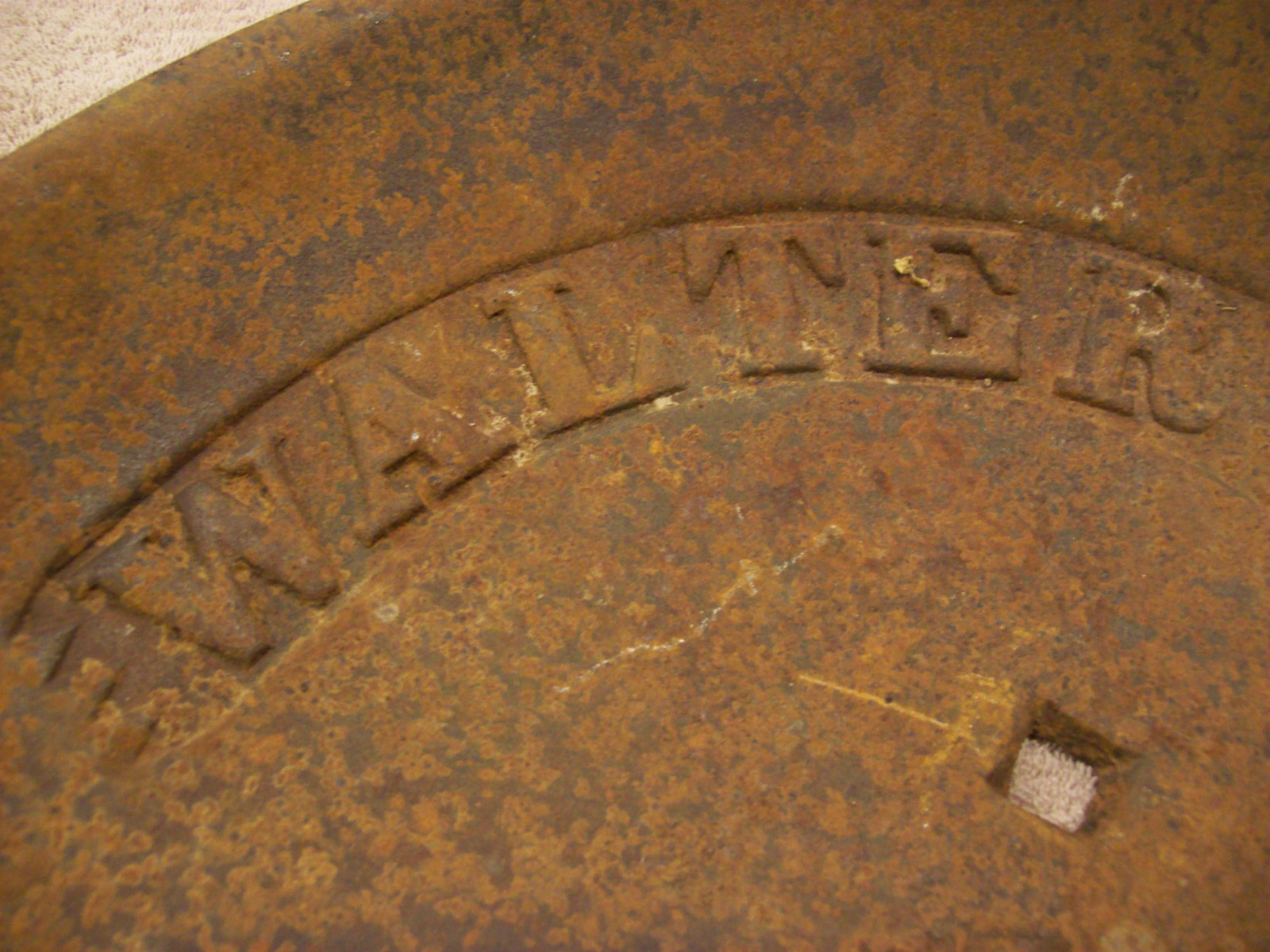 Antique Vintage Cast Iron Walter A Wood Tractor Horse Drawn Seat Original