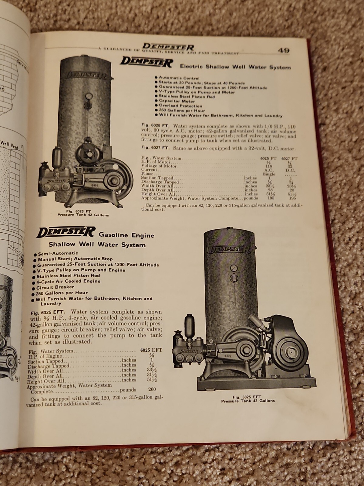 Dempster Mill Catalog 14 1938 Windmill Pump Tank Engines Beatrice NE