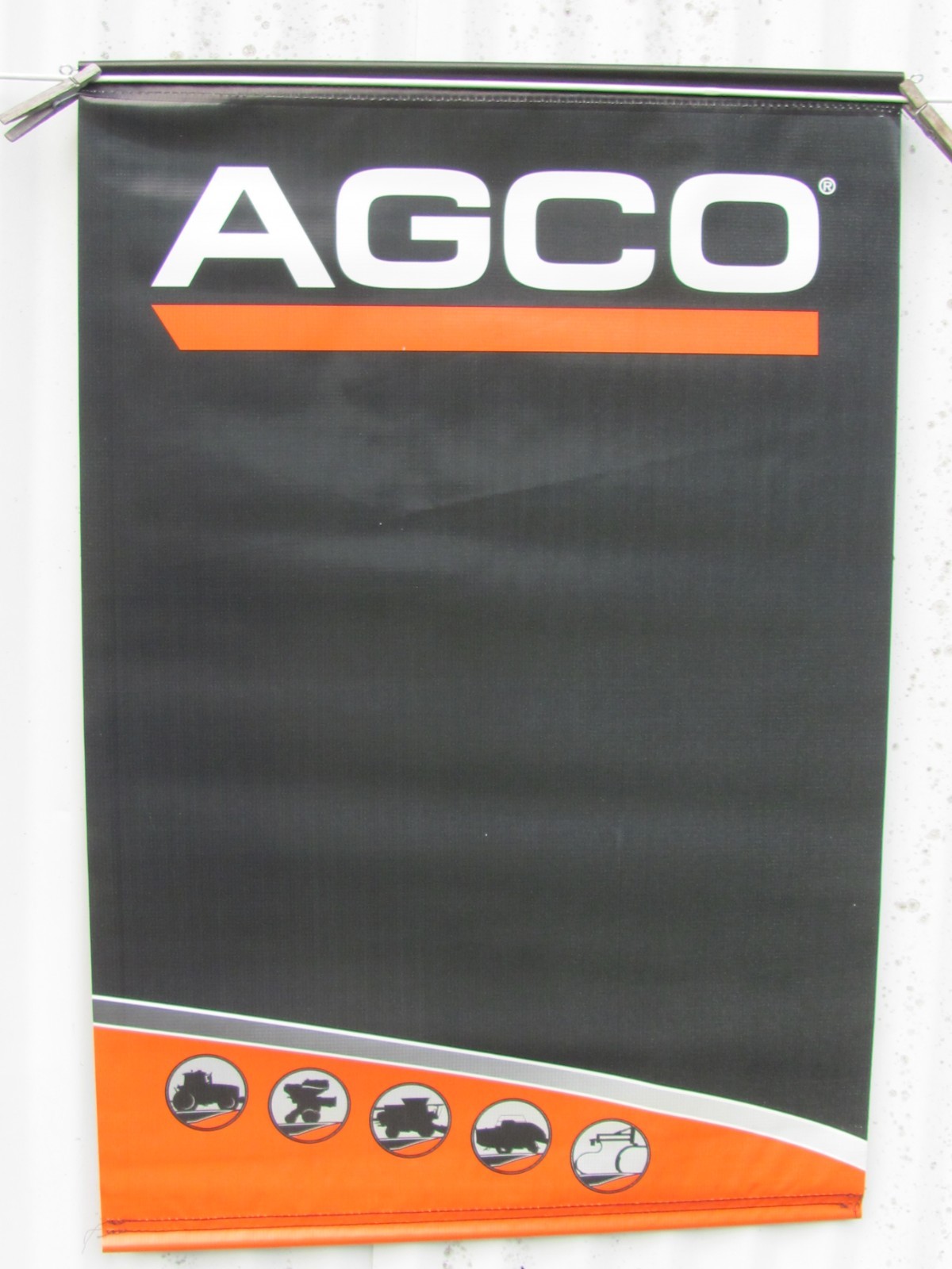 2006 AGCO FARM HANGING SALES ROOM BANNER SIGN 35&Prime; H TRACTOR DUAL W NO SHIPPING