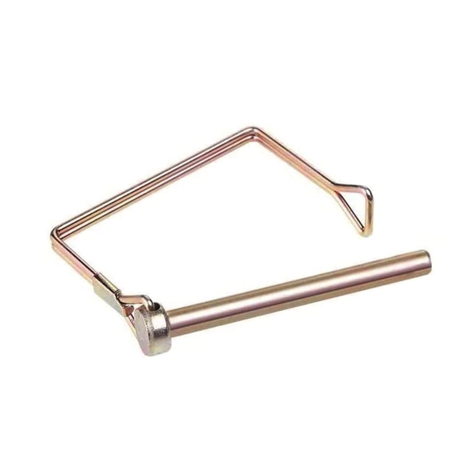 10 Pack 1/4&Prime; x 4&Prime; Heavy Duty Trailer Coupler Pin Set, Wire Lock Hitch Pins for P