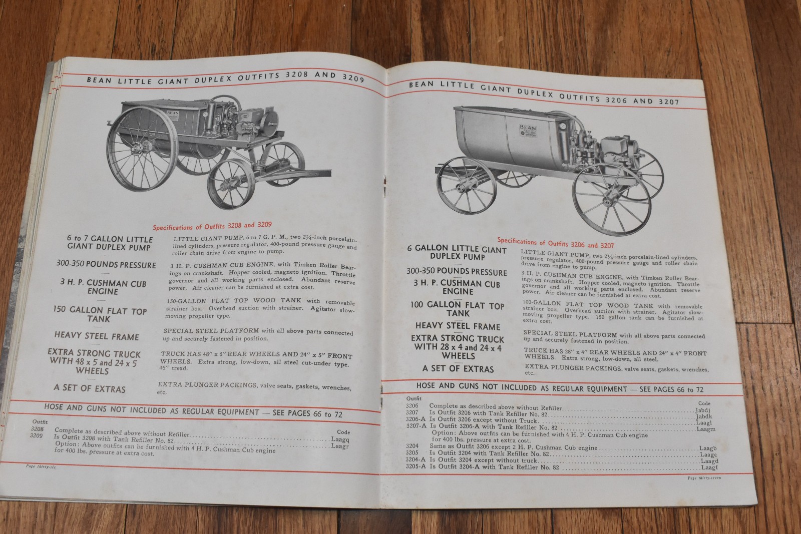 Vintage 1930s John Bean Mfg Farm Tractor Equipment L-300 Sales Catalog