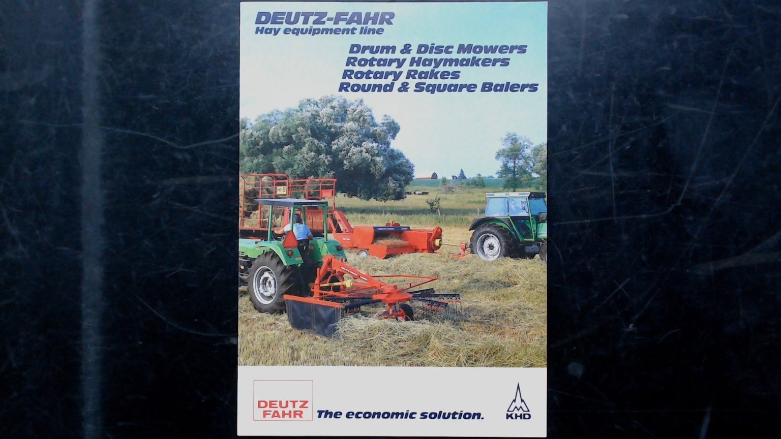 Deutz-Fahr Agricultural Brochure Rotary Haymakers 1980s Vintage