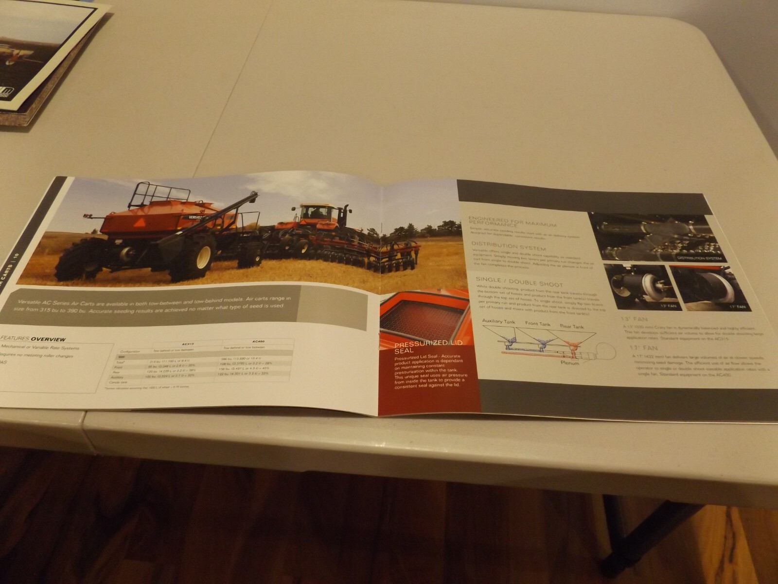 VERSATILE PRECISION SEEDING , AIR CARTS & DRILLS, LIT # 8900209 2013