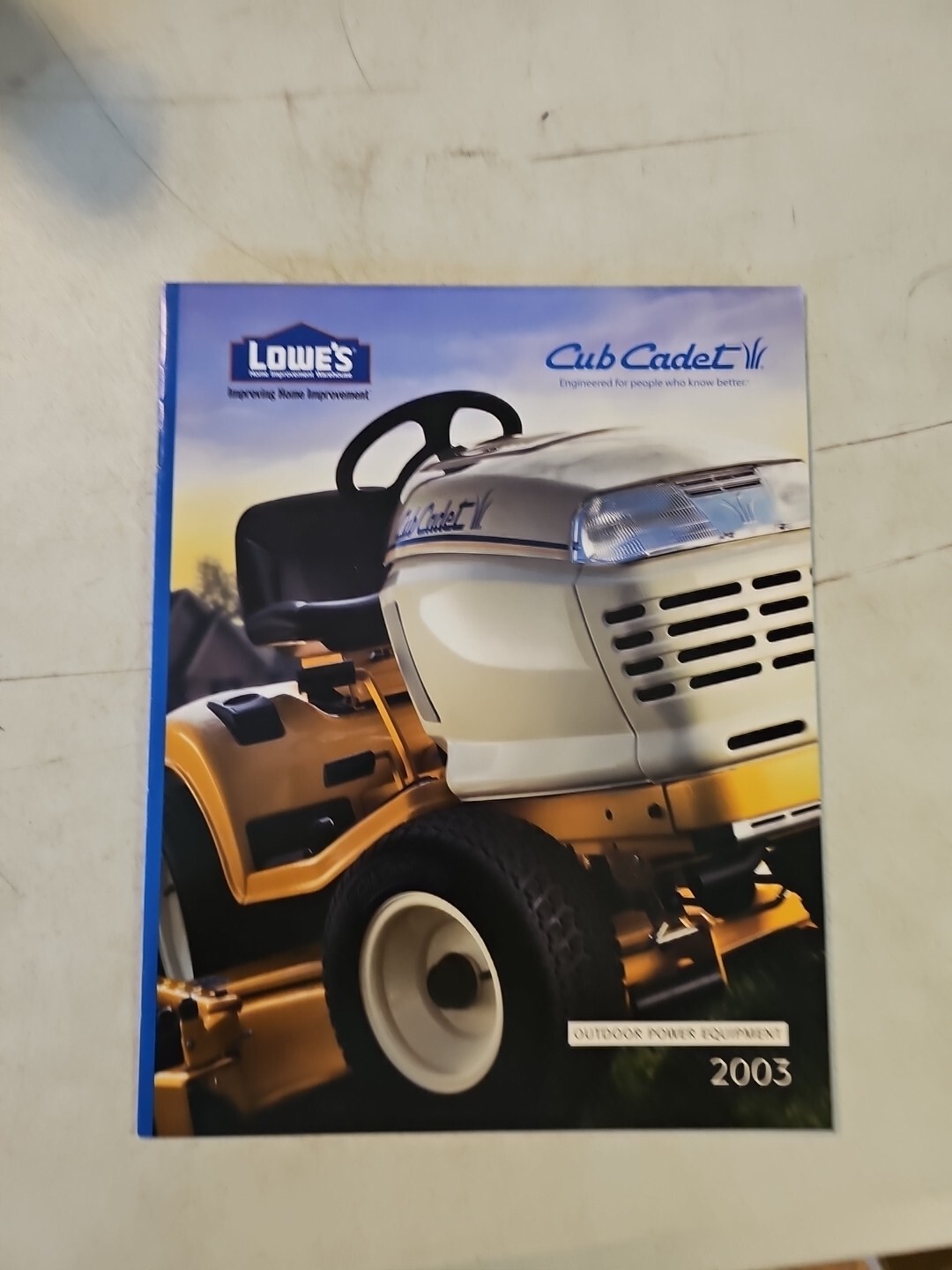 Lowe&rsquo;s 2003 Cub Cadet Outdoor Power Equipment Catalog