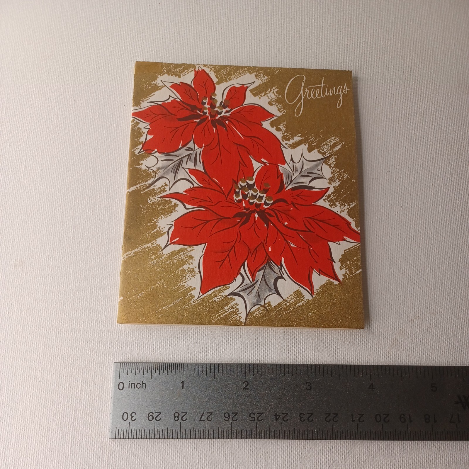 Vintage T.V. Burgreen Gin Christmas Greeting Card Madison ALABAMA Cotton