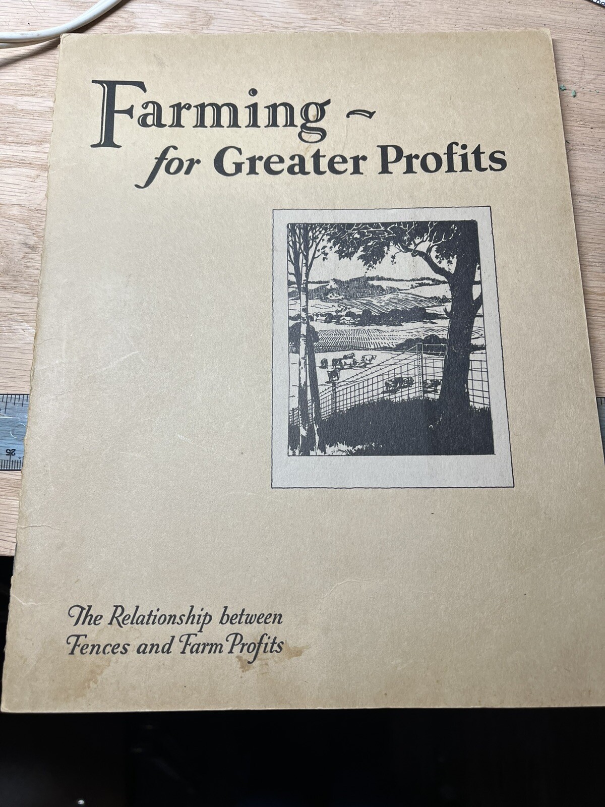 1930 Red Top Steel Posts sales brochure. Smithville, Ohio