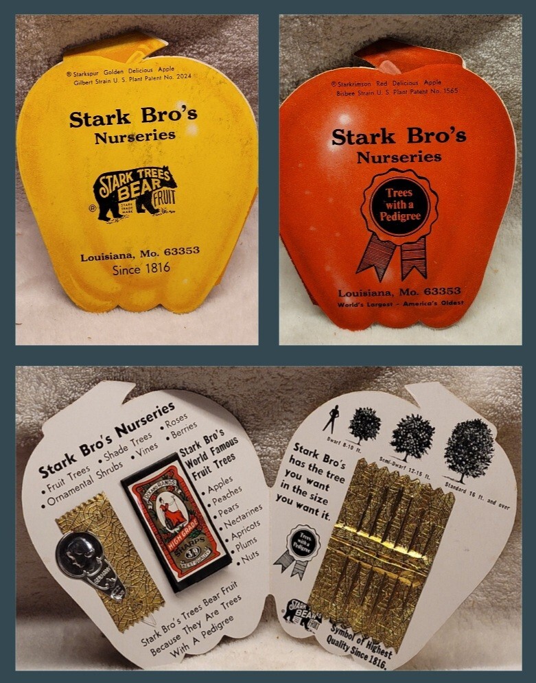 VINTAGE STARK BROTHERS NURSERIES ORCHARDS LOUISIANA MISSOURI SEWING KIT