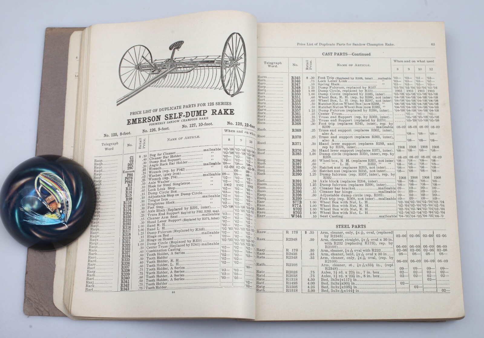 Vintage 1910-11 Emerson Brantingham Farm Implement Catalog and Price List