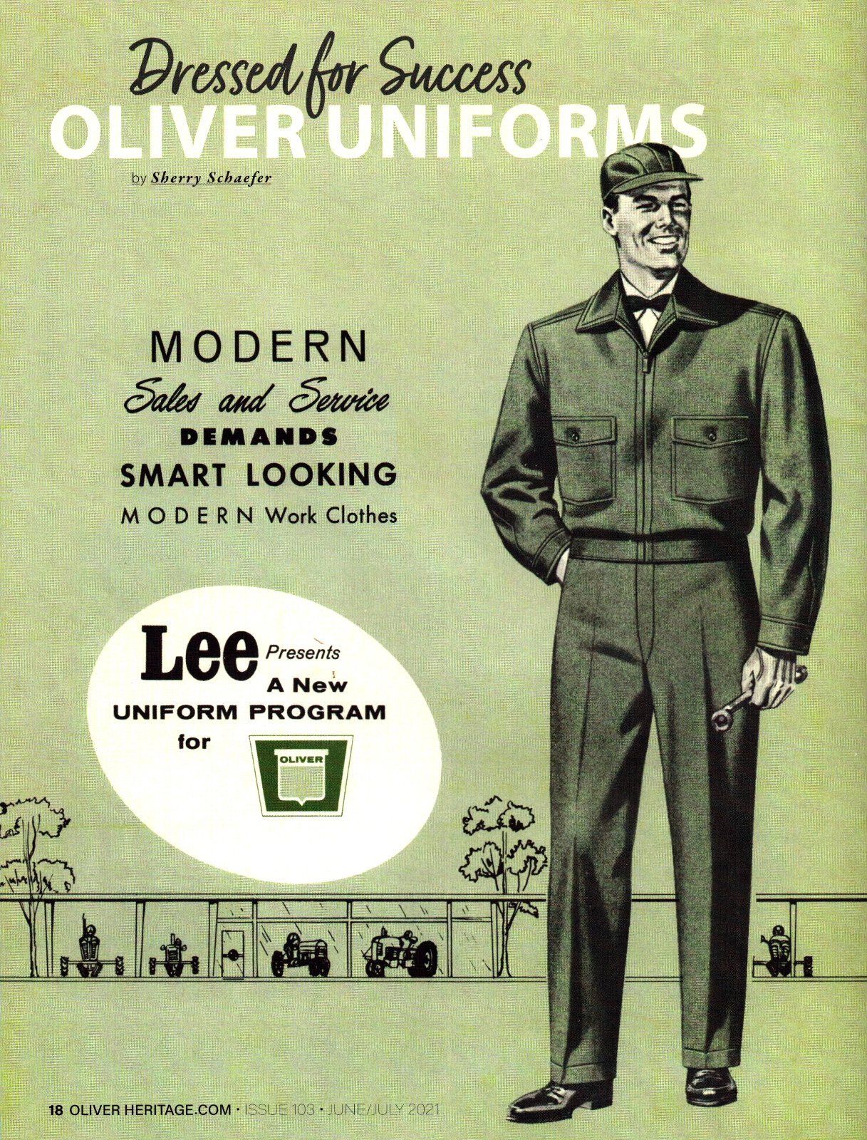Oliver Uniforms by Lee Modern Work Clothes Man « Dressed for Success » Print 2021