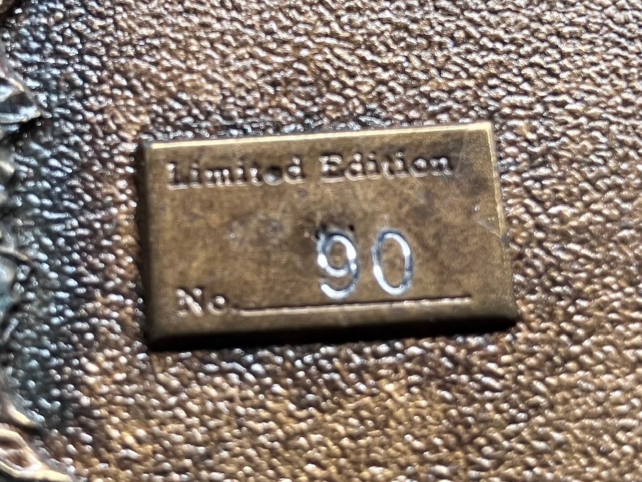 FRANKLIN EQUIPMENT Brass BELT BUCKLE 1983 Limited Edition Monticello, Iowa FARM