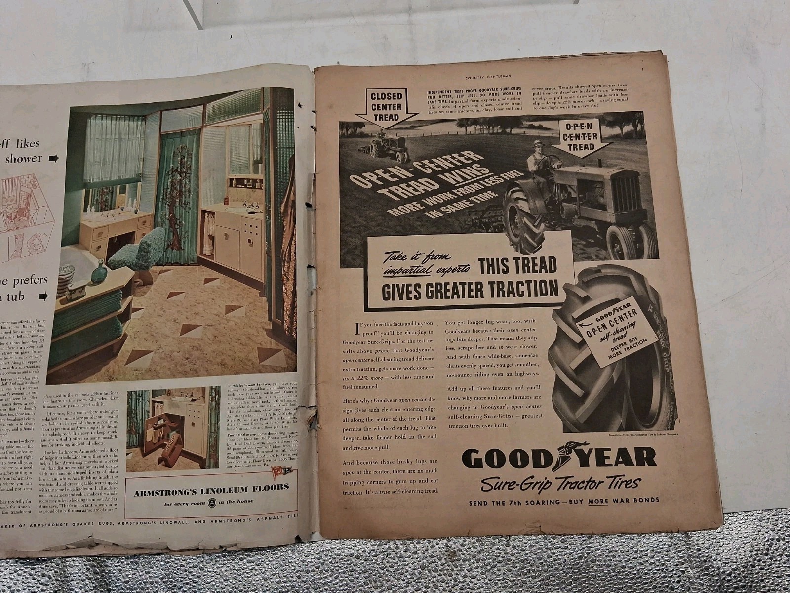 Vtg Capper&rsquo;s Farmer July 1951 Cattle Agriculture 1945 Country Gentleman Damaged