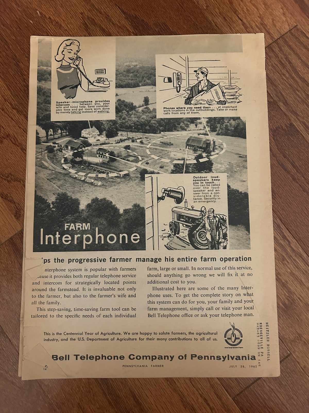 (5) Vintage {1962-1963} « PENNSYLVANIA FARMER » {Harrisburg} Magazine Lot, RARE!