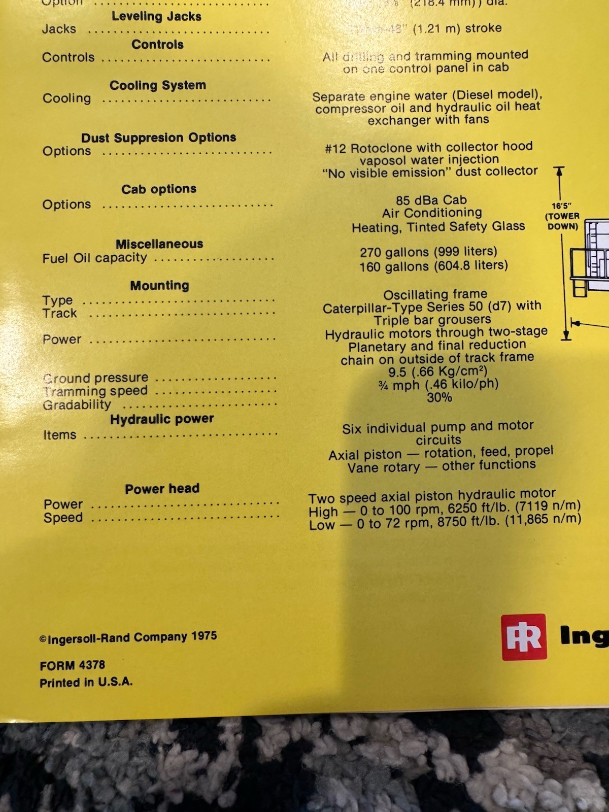 Vintage Ingersoll-Rand Drillmaster Brochure Lot
