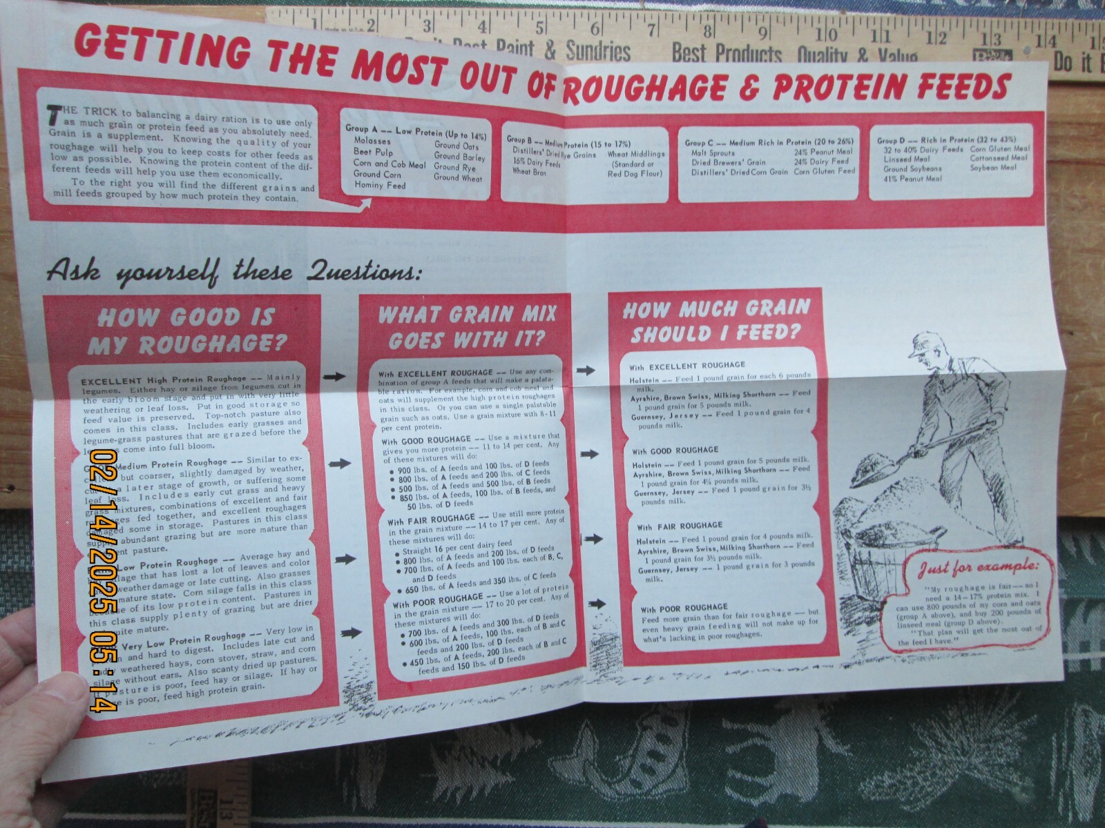 feeding the dairy herd special circular 39 extension Service Mar 1955
