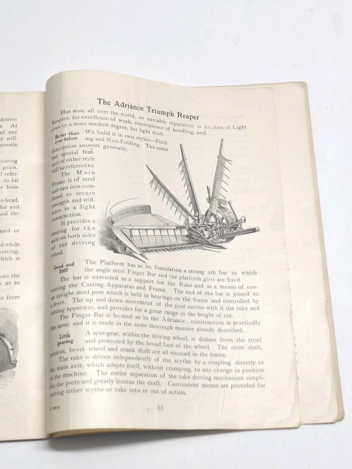 Adriance Platt & Co Harvesting Machinery Farm Book Catalogs Poughkeepsie NY 1900