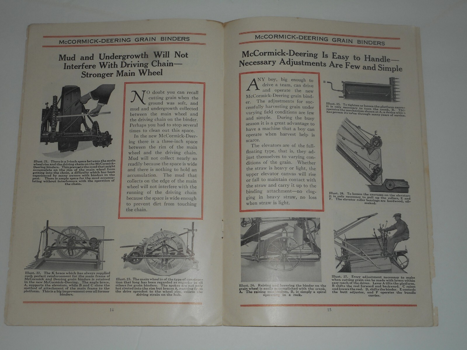 IH MCCORMIC DEERING REAPER CENTENNIAL 1831-1931 Grain Binders Sales Brochure