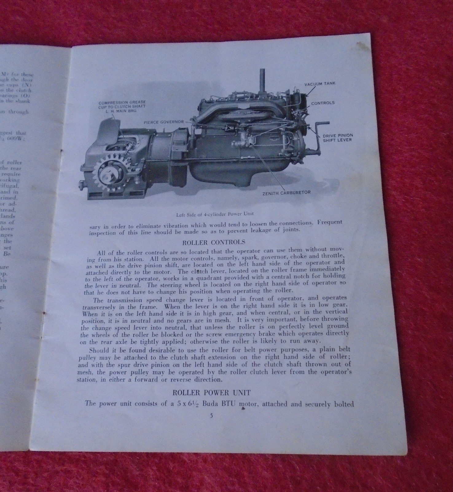 Scarce Vintage ca 1927 Austin Three Wheel Rollers Instruction Booklet
