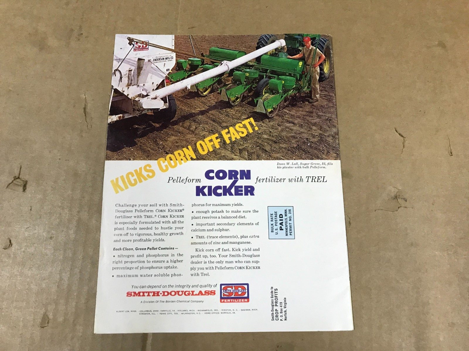 Vintage Smith-Douglass Guide To Crop Profits – Spring 1965