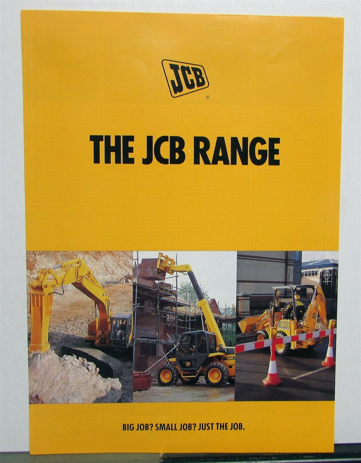 1994 JCB Full Line Excavator Steers Loaders Specs Construction Sales Brochure