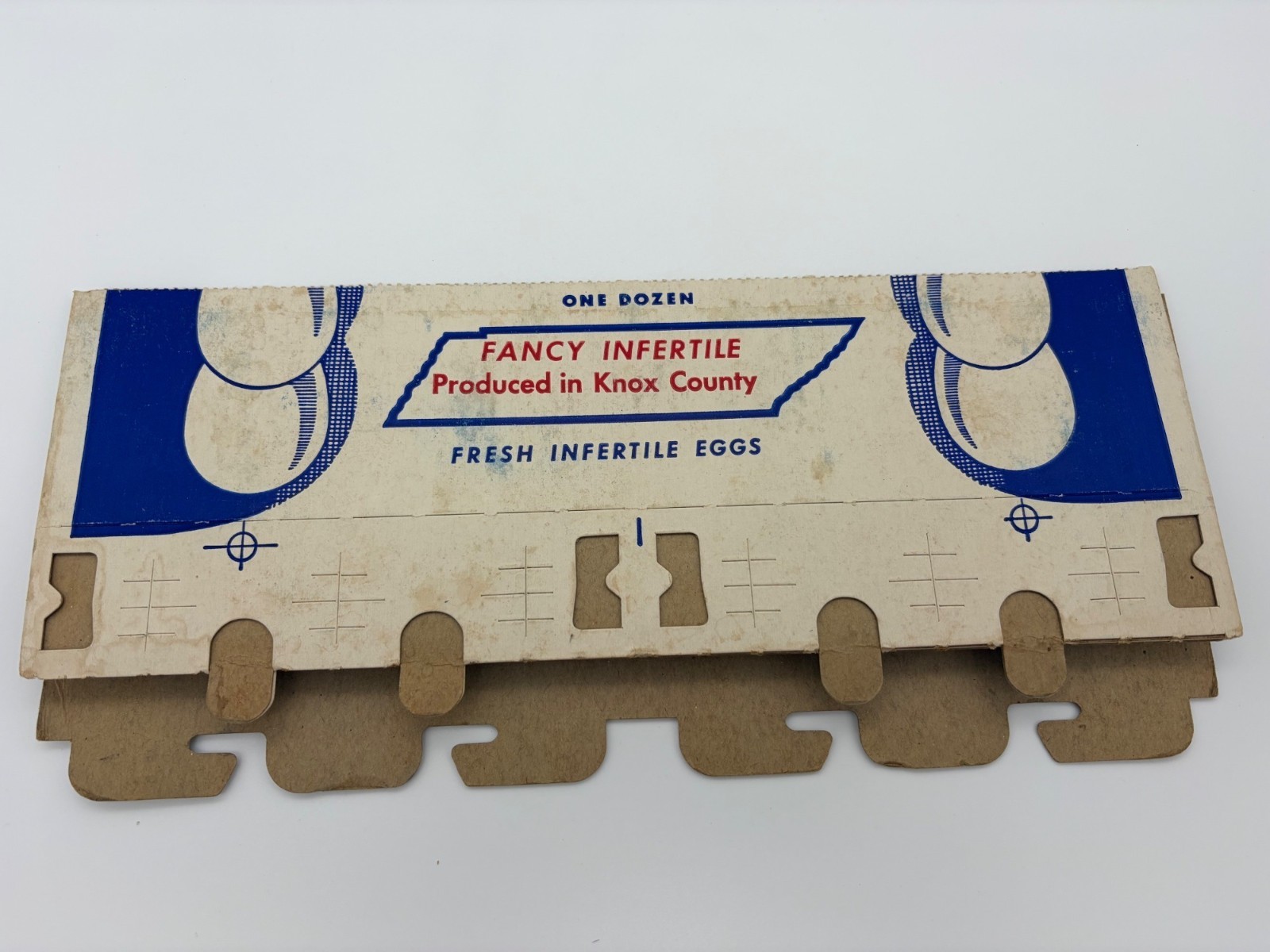Vintage Scott&rsquo;s Egg Farm Knoxville TENN Egg Cartons Pair Grade A Medium Local Ad