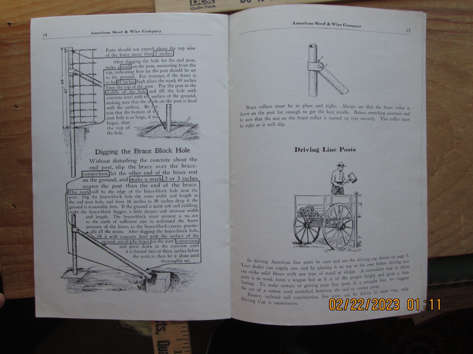 ideal steel gate & corner posts – american steel & wire co. feb 1925